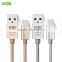 GOLF newest fast charging multi-purpose usb cable type c 3.0 metal braided cable