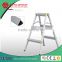 Best sell household A type aluminum ladder household step ladder two step ladder with handle