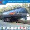 Chemical liquid using tanker truck trailer 3 axle tank trailer 35ton new condition tanker chemical liquid transport semi trailer