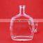 Clear and enjoyable wooden cap boston bottle oblate whiskey bottles swing top water bottles