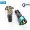 Output 40W 5V /9V /12V 3A three 3 ports quick charge QC 3.0 / Type C car charger