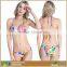 Striped Triangle Bikini Swimwear Swimsuits for Women