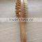 Chinatop double-faced multifunctional wooden bristle brush with bullet massager