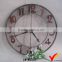 vintage old style crafts distressed square custom wooden wall clock