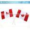 polyester promotion hand stick flags