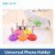 Factory Price Unique Style Toilet Brush Shaped Mobile Phone Holder Wood and Silicone Holder for Universal Mobile Phone Tablet