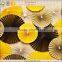 Party Decoration hanging lovely round DIY paper fans rosettes
