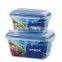 Super Quality Waterproof BPA Free Plastic Freezer Safe Food Containers with Lids