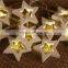 Yellow Painting Wooden Butterfly LED Christmas Wedding Decorative String Light