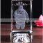 3D clear crystal cube with Baymax