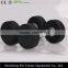fixed black rubber dumbbell