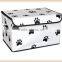 Mickey and Footprint Non Woven Foldable Storage Box for Kids