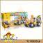 New Premium Novel Cartoon Animal Building Block Toy Boat