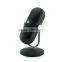 Metal Stand Mic Microphone Shape Wireless Stereo Bluetooth Capsule Speaker Mini Pill Bluetooth Speaker