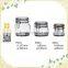 2015 New design wholesales glass food storage jar