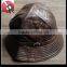 waterproof PU brown bucket hat