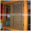 louver window frames and aluminum shutter window with fixed glass window