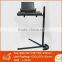 Portable folding adjustable laptop bed table