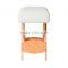 HomCom 22" Portable Foot Massage Stool and Pillow Set - Cream