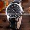Kronen & Sohne Black Dial Analog Date Mechanical Leather Men's Watch