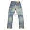Custom High quality vintage wash distressed Japanese selvedge jeans denim selvedge denim jeans(LOTR011)