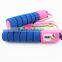 Screw Handle Rainbow Count Skipping Rope
