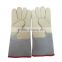 2016 shanhai hot selling Liquid Nitrogen Frozen Food Low Temperature Resistant Gloves Leather Hand gloves