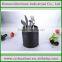 Cutlery Spoon Fork Knife Set With Plastic Handle With Standing Box