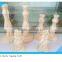 set of 3 unfinished pine wooden candle holder