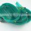 Garden grass borders flat soaker hose irrigation
