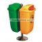 wholesale plastic trash cans 1100L large outside container
