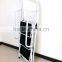 Best selling home use EN131 approved rubber feet 2 step ladder with safefy rail