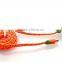 1m Colorful USB Noodle Micro USB Sync Data Charger Cable for Samsung Galaxy S2 S3 S4 nylon braided usb cable Orange