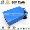 Ideal Customs lithium battery pack 60V 15Ah with 3.7V Cell or vw vbt190 battery pack