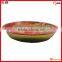 recycled high quality custom round metal tin tray