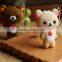 Funny Nail clippers with animal silicone holder gift atcher