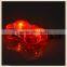 LED Red Pet Bone Collar Tag Safety Blinking Light Dogs Keychain Plastic Generic
