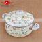 Best Selling industrial Ceramic/ Enamel cooking set with full decal