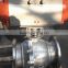 Stainless steel valve pneumatic flange ball valve ,valve