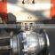 Stainless steel valve pneumatic flange ball valve ,valve