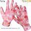 garden gloves, pu coated garden gloves, EN 388 4131