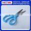 ST33363 Plastic Blue Handle Print Design Cartoon Kids Scissors