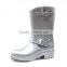 2016 rock style of women shoes pvc rain boots hotsale