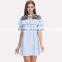 Cutwork machine embroidery dress designs for women