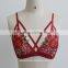 sexy underwear woman transparent nighty lingerie sexy hot lace hollow out sexy girls preteen underwear flower embroidery bra