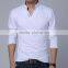 Men's Stand Collar Cotton T Shirt Camisa Polo Shirts