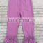 2015 Girls Ruffle Leggings Solid Colors Kids Cotton Pants Wholesale Girls Triple Ruffle Pants