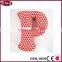 letter shaped fancy pillow decorative