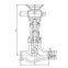 Electric welded high pressure cut-off valve