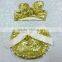 Black sequin baby diaper cover sequin shorts with headband